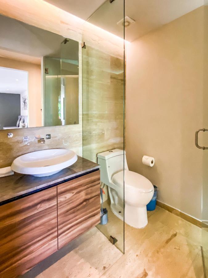 Big Studio At Kaab By The Beach With Roof Top Pool, Sauna And Jacuzzi Near Paseo Del Carmen Mall Плая-дель-Кармен Экстерьер фото