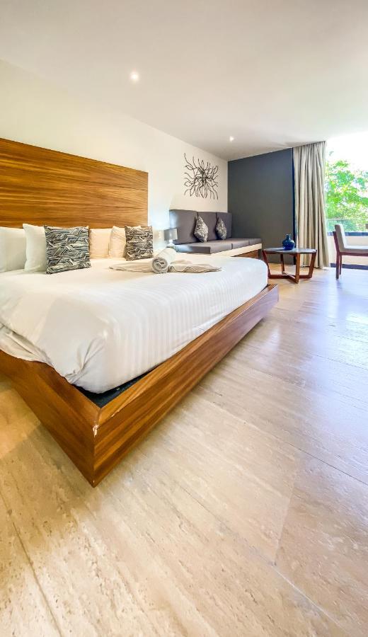 Big Studio At Kaab By The Beach With Roof Top Pool, Sauna And Jacuzzi Near Paseo Del Carmen Mall Плая-дель-Кармен Экстерьер фото