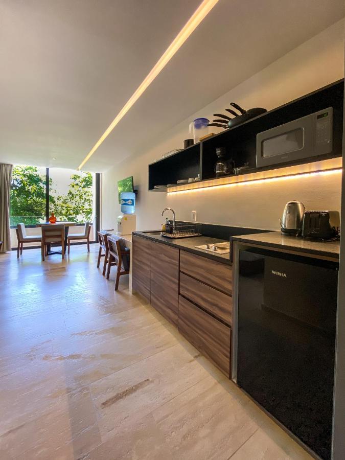 Big Studio At Kaab By The Beach With Roof Top Pool, Sauna And Jacuzzi Near Paseo Del Carmen Mall Плая-дель-Кармен Экстерьер фото