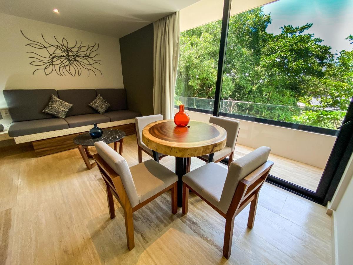 Big Studio At Kaab By The Beach With Roof Top Pool, Sauna And Jacuzzi Near Paseo Del Carmen Mall Плая-дель-Кармен Экстерьер фото
