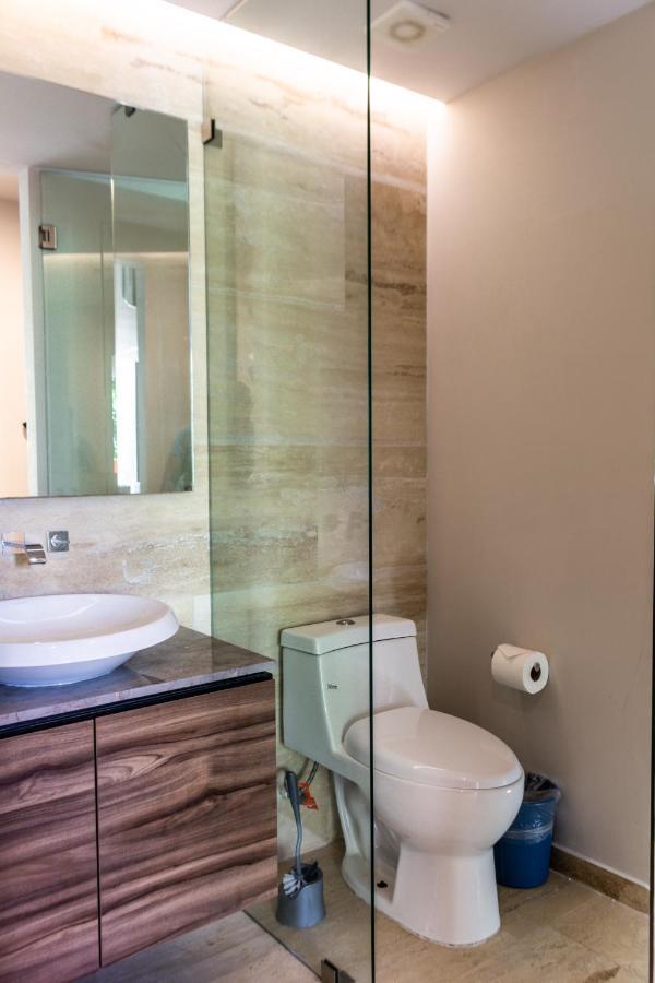 Big Studio At Kaab By The Beach With Roof Top Pool, Sauna And Jacuzzi Near Paseo Del Carmen Mall Плая-дель-Кармен Экстерьер фото