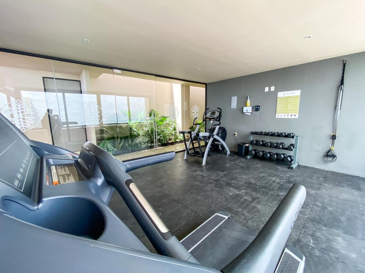 Big Studio At Kaab By The Beach With Roof Top Pool, Sauna And Jacuzzi Near Paseo Del Carmen Mall Плая-дель-Кармен Экстерьер фото