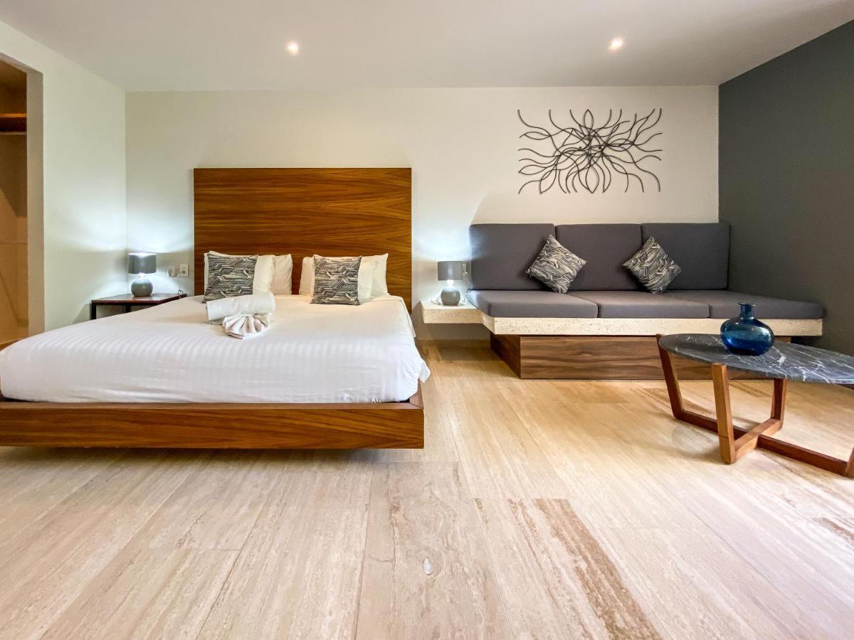 Big Studio At Kaab By The Beach With Roof Top Pool, Sauna And Jacuzzi Near Paseo Del Carmen Mall Плая-дель-Кармен Экстерьер фото