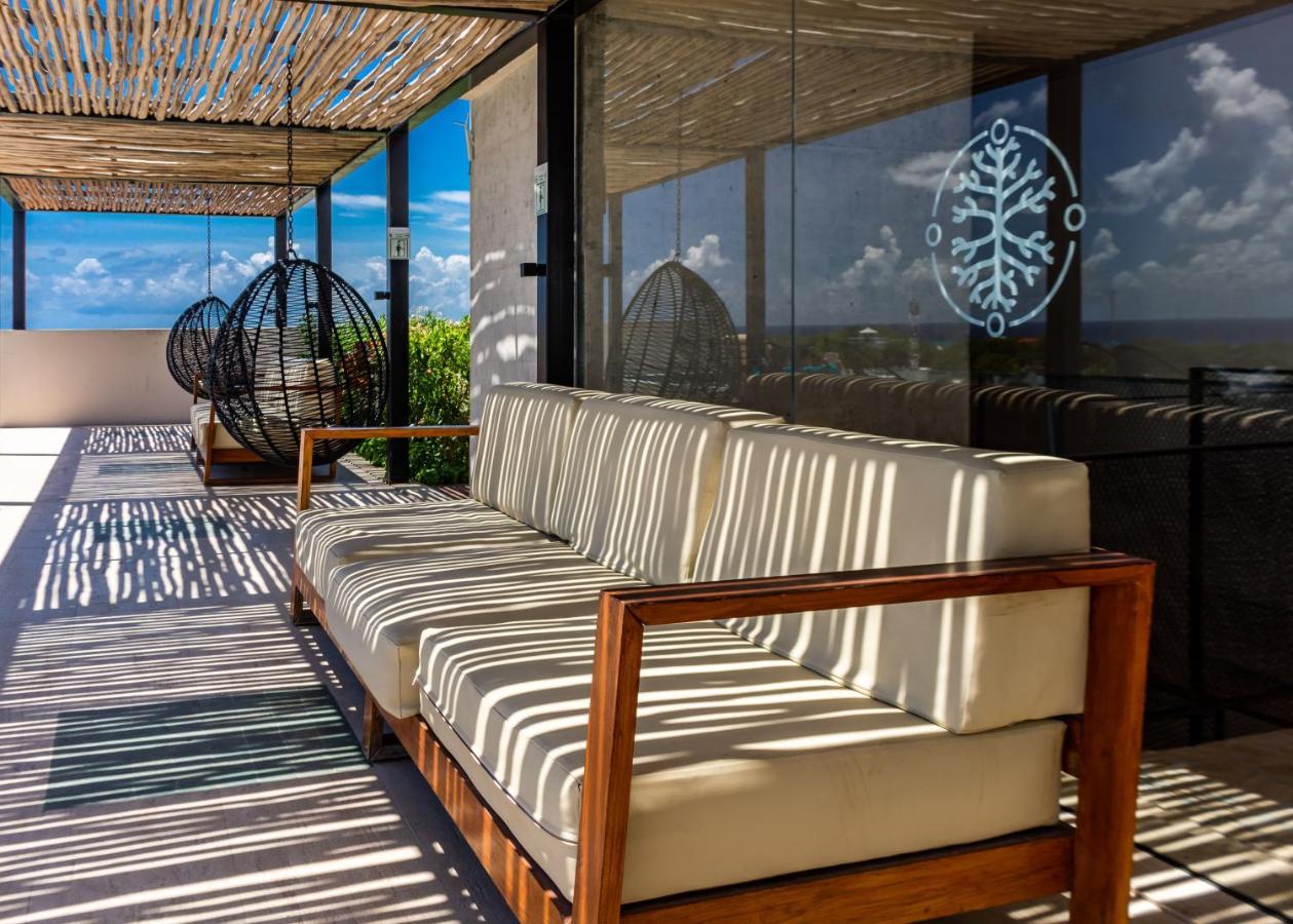 Big Studio At Kaab By The Beach With Roof Top Pool, Sauna And Jacuzzi Near Paseo Del Carmen Mall Плая-дель-Кармен Экстерьер фото
