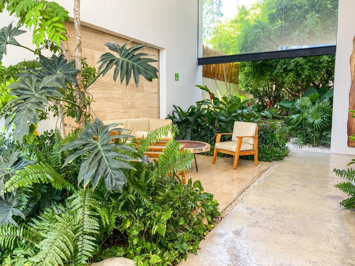 Big Studio At Kaab By The Beach With Roof Top Pool, Sauna And Jacuzzi Near Paseo Del Carmen Mall Плая-дель-Кармен Экстерьер фото